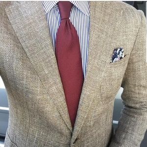Golden Brown Notch Lapel Sportscoat